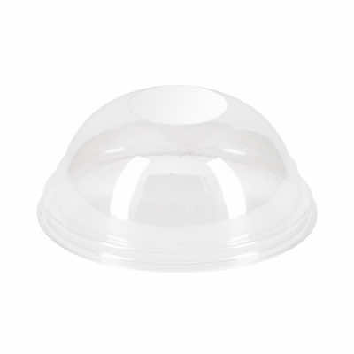 Крышка купольная без отверстия высокая для стакана ПЭТ Вегго (d-95мм)