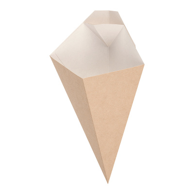 Упаковка-для-картофеля-фри-300-мл-115х200-крафтбелый-CONE-L-OSQ