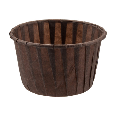 Форма-бумажная-кругл-d-50-h-40-коричневая-Гуслица