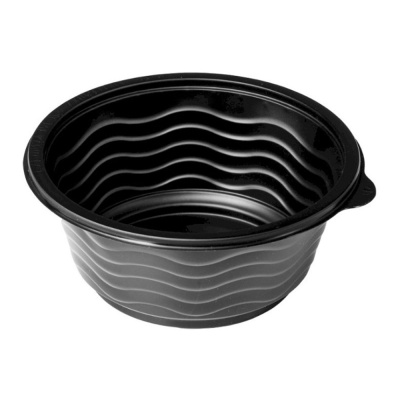 Миска-ПП-500-мл-d-144-черная-без-крышки-волна
