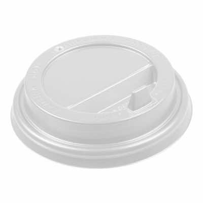 Крышка-для-стакана-d-90-мм-белая-с-носиком-ПС
