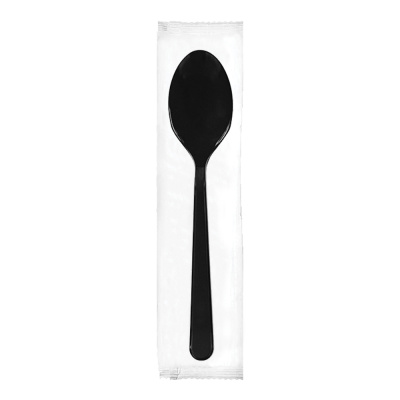 Ложка-180-мм-черная-в-индивидуальной-упаковке-ПП-ВЗЛП