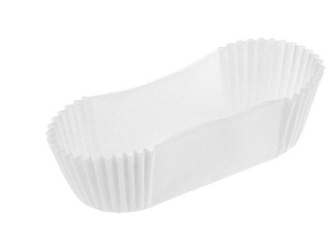 Тарталетка пергам. 28х78х25 белая овал А