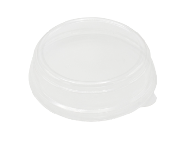Крышка пластиковая купольная для круглого контейнера бумажного Round Bowl 750 мл OSQ